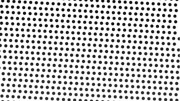 animado Preto e branco polca ponto padronizar. uma rede do pontos pergaminhos diagonalmente dentro uma desatado, contínuo movimento, criando uma sutil acenando ótico ilusão. minimalista abstrato fundo. video