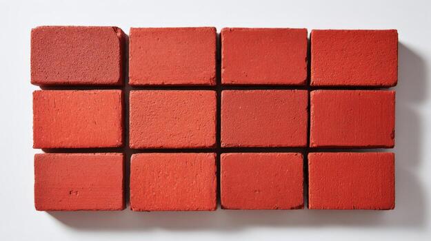 Red Brick Wall Pattern Construction Material, Architecture Detail, and Rustic Background photo