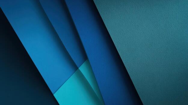Abstract Paper Layers in Shades of Blue Modern Background Texture for Graphic Design and Decoration photo