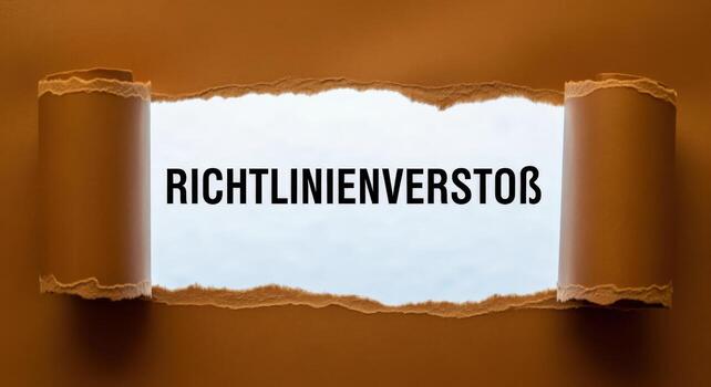 Torn paper reveals message, business concept for information, communication and education background with space for text photo