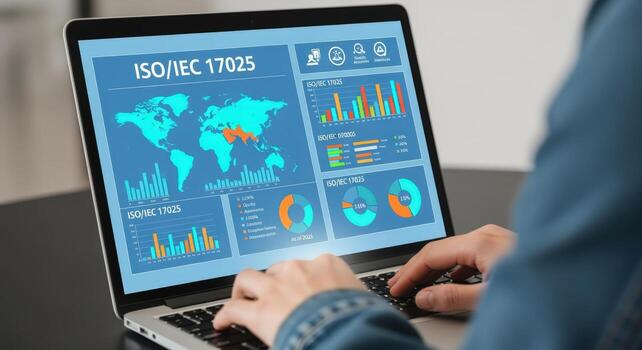 Analyzing ISOIEC 17025 Data on Laptop Quality Management System Insights and Global Compliance Standards photo