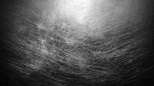 arenoso oscuro metal textura con arañazos industrial antecedentes para maquetas y diseño superposiciones foto
