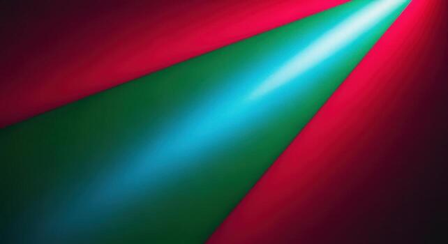 Abstract Light Beam Shining Across a Gradient Red and Green Background, Representing Technology, Innovation, and Futuristic Concepts photo
