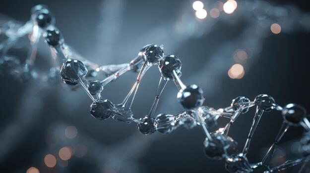 resumen adn hebra visualización genético código exploración con científico precisión y biotecnología avance ilustración foto