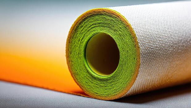 A roll of fabric photo