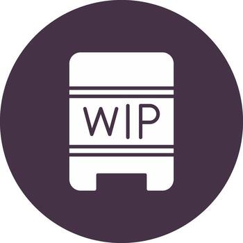 Wip internet work in progress tasks development vector