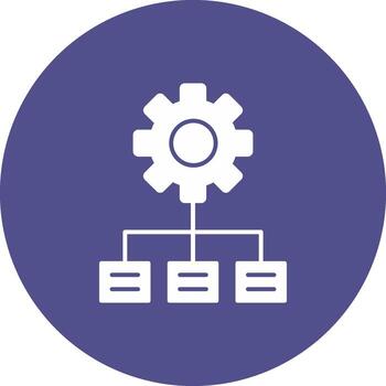 Hierarchy internet organization structure flowchart vector