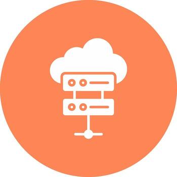 Cloud Database backup Cloud Database Storage vector