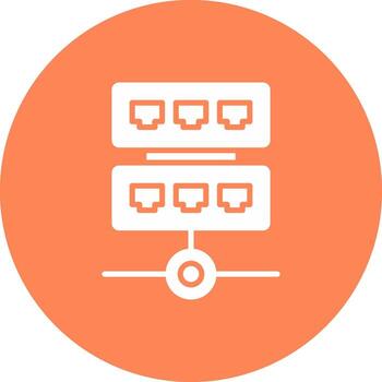 Hub internet network connect device vector
