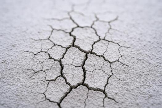 agrietado tierra textura antecedentes exhibiendo árido suelo y clima cambio efectos, adecuado para ambiental o ecológico temas foto