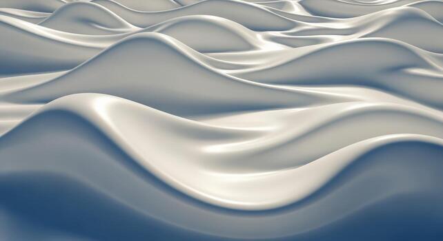 Abstract Waves Background in Soft White Tones - Modern Minimalist Design for Various Applications photo