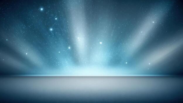 Abstract Light Beam Stage Backdrop Modern Illuminated Floor and Wall for Product Display, Presentation, or Creative Design photo