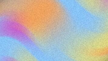 Abstracts Lärm abstrakt Gradient Hintergrund Animation mit Lärm Textur und subtil Farbe Variationen zum kreativ Projekte. video