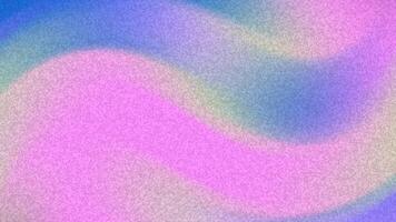 abstracts ljud abstrakt kornig lutning bakgrund med slät vågor i rosa, blå, och grön skapande en drömmande atmosfär video