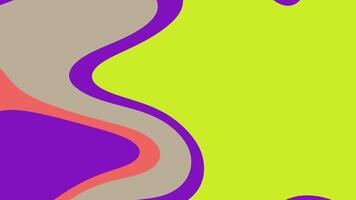 abstracts flytande abstrakt animering med strömmande former och vibrerande färger skapande en modern dynamisk bakgrund design video