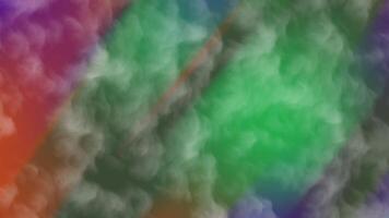 Abstracts Smoke Colorful diagonal smoke cloud effect with dynamic motion and visual texture for artistic background use video