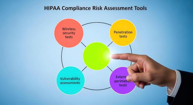 HIPAA Compliance A Visual Guide to Risk Assessment Tools and Security Measures in Healthcare IT photo