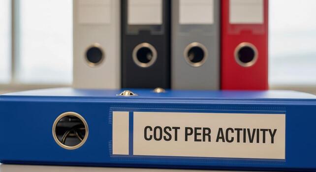 Cost Per Activity Files Organized Business Documents for Financial Management and Efficiency photo
