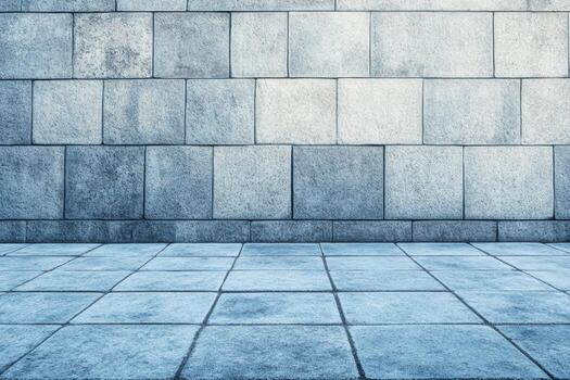 An empty room with a wall and a floor photo
