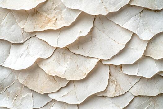 A close up of a white paper with many leaves photo