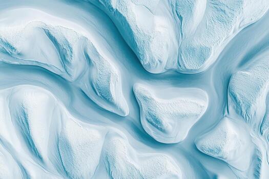 A close up of a large ice sheet with water flowing through it photo