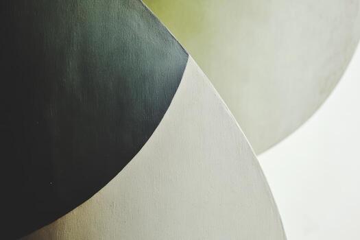 Abstract circles in muted colors create a calming visual composition photo