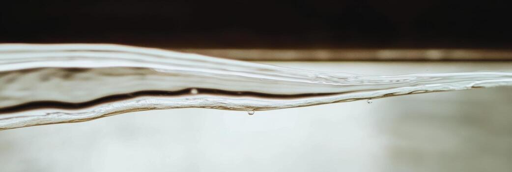 Fluid waves create mesmerizing patterns in a tranquil stream of water photo