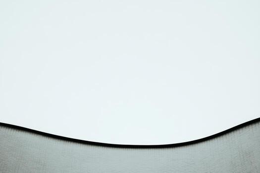 suave curvas de arquitectónico diseño debajo un vasto cielo a puesta de sol foto