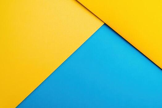 Bright colored paper sheets arranged in a diagonal layout photo