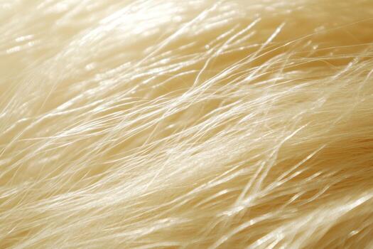 Soft golden strands create a textured and inviting surface photo
