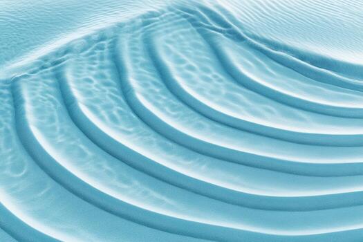 Tranquil water ripples create patterns in a serene blue pool photo