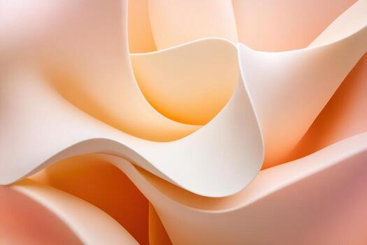 Colorful abstract design featuring smooth flowing curves and soft gradients photo