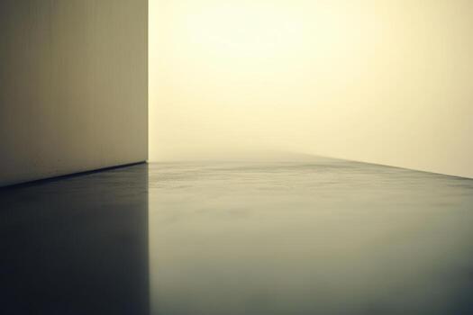 Subtle interplay of light and shadow on a smooth surface in a quiet space photo