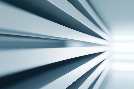 Modern architectural design showcasing parallel lines in a minimalist space photo