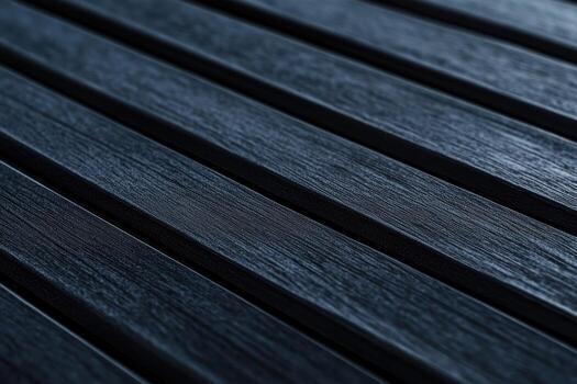 Close-up of dark wooden planks showcasing texture and patterns photo