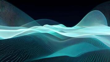 Vibrant Generative Fluid Digital Forms with Ethereal Gradients video