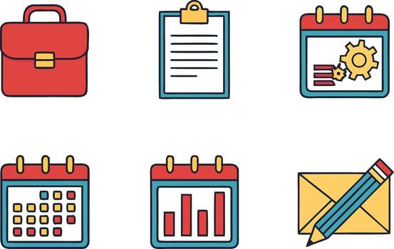 web y aplicación íconos obra de arte haz único íconos ilustración conjunto icono diseño colección vector