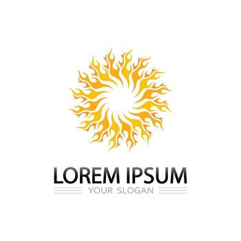 Gradient flame logo design with futuristic shape for technology and digital company vector