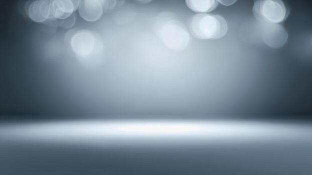 Abstract Gray Gradient Studio Room Background with Soft Lighting for Product Display and Presentation photo