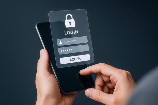 móvil teléfono seguridad autenticación manos ingresando iniciar sesión cartas credenciales en un teléfono inteligente con contraseña proteccion foto