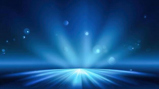 Abstract Blue Light Beam Background Futuristic Design for Product Displays and Technology Presentations photo