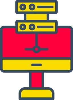 Online Server pickup web data pickup vector