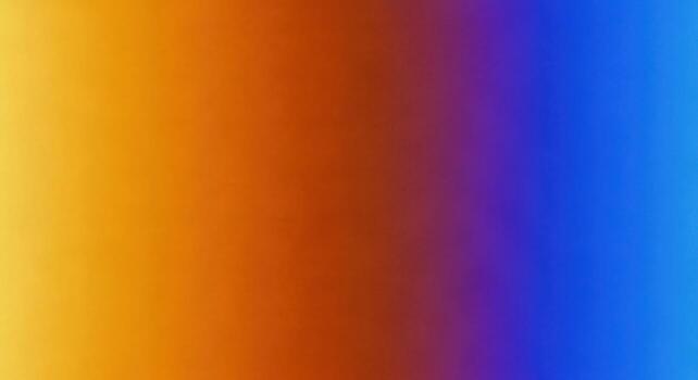 Abstract Gradient Background with Dynamic Transition from Yellow and Orange to Blue and Purple, Smooth Texture photo