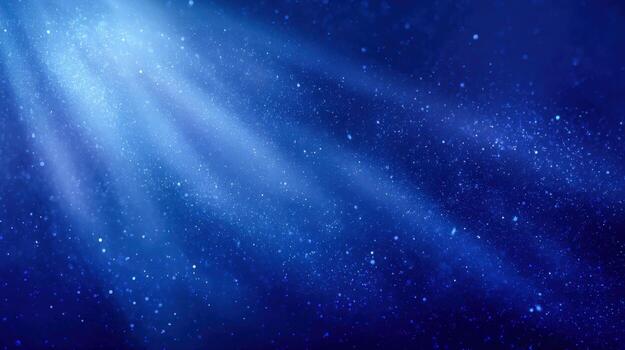 Abstract Blue Light Rays Background with Subtle Glitter, Ideal for Product Mockups and Graphic Overlays photo