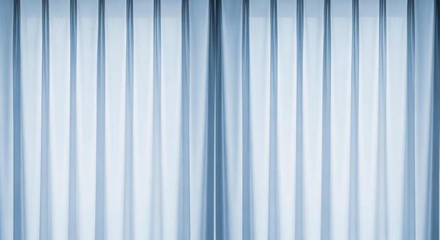 Elegant Sheer White Curtains Background for Interior Design and Soft Light Effects in Modern Home photo