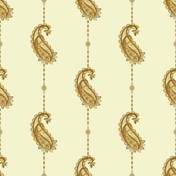 amarillo indio bloquear impresión estilo modelo vector