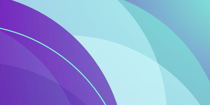 Abstract gradient colorful purple and green curve pattern banner background. Trendy banner concept design. vector