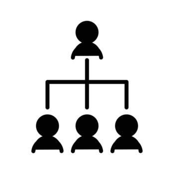 organización sólido icono diseño bueno para web o móvil aplicación vector