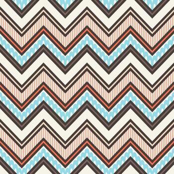 Tribal striped seamless pattern. Aztec geometric background. Can be used in textile design, web design for making of wrapping, envelope, clothes, accessories, decorative paper, backpacks, etc. vector