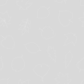 sin costura modelo con blanco contorno hojas en gris fondo, hoja de arce, tilo, álamo temblón, gingko, y otros. impresión para textil, paquete, envase papel. ilustración, línea Arte estilo vector